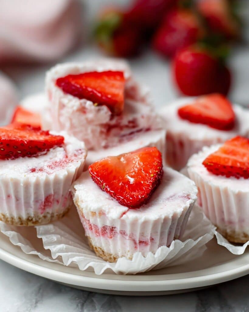 Strawberry Yogurt Bites Recipe