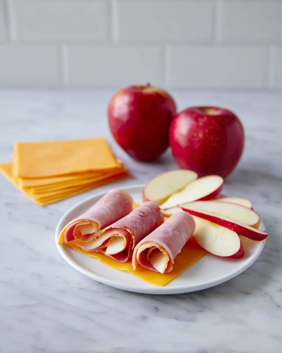 Ham, Apple and Cheese Wraps Recipe - Recipe Image