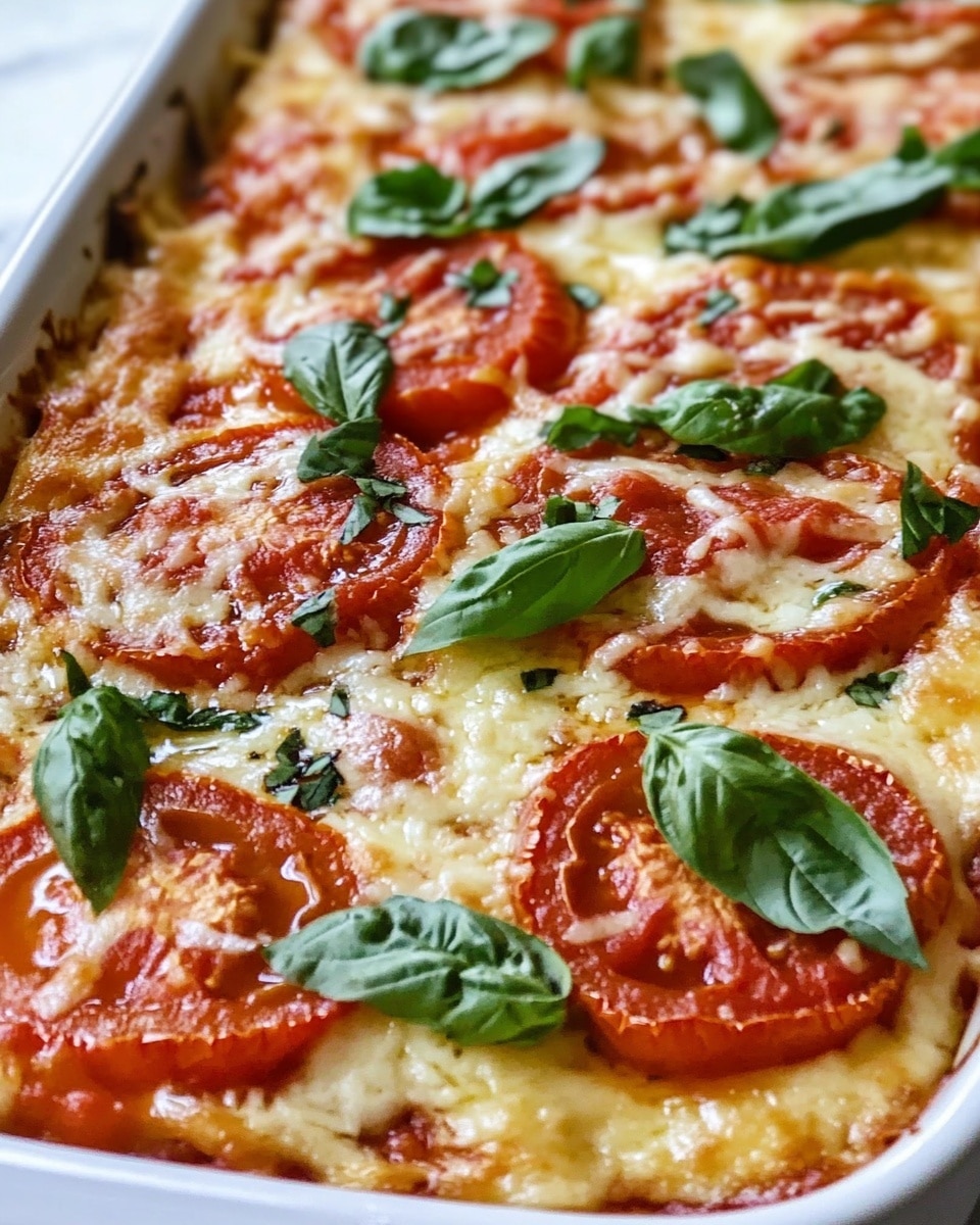 Roasted Tomato and Basil Bread Casserole Recipe - Recipe Image