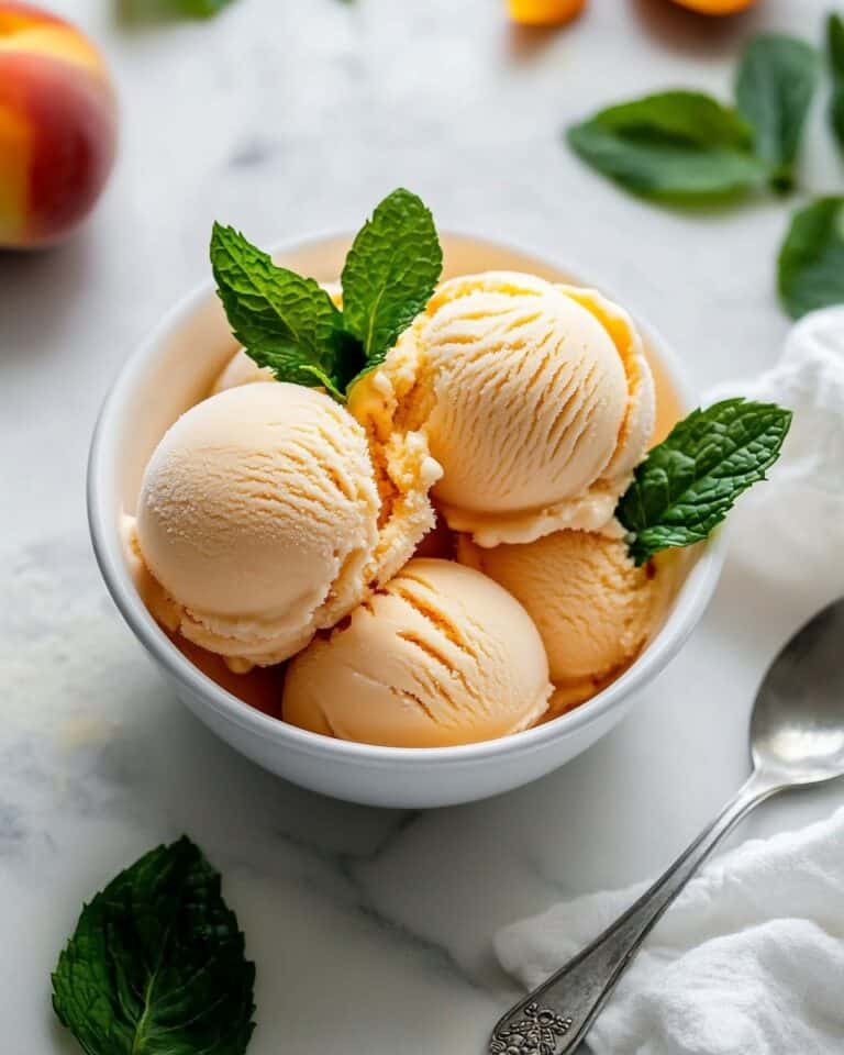 Peach Sorbet Recipe