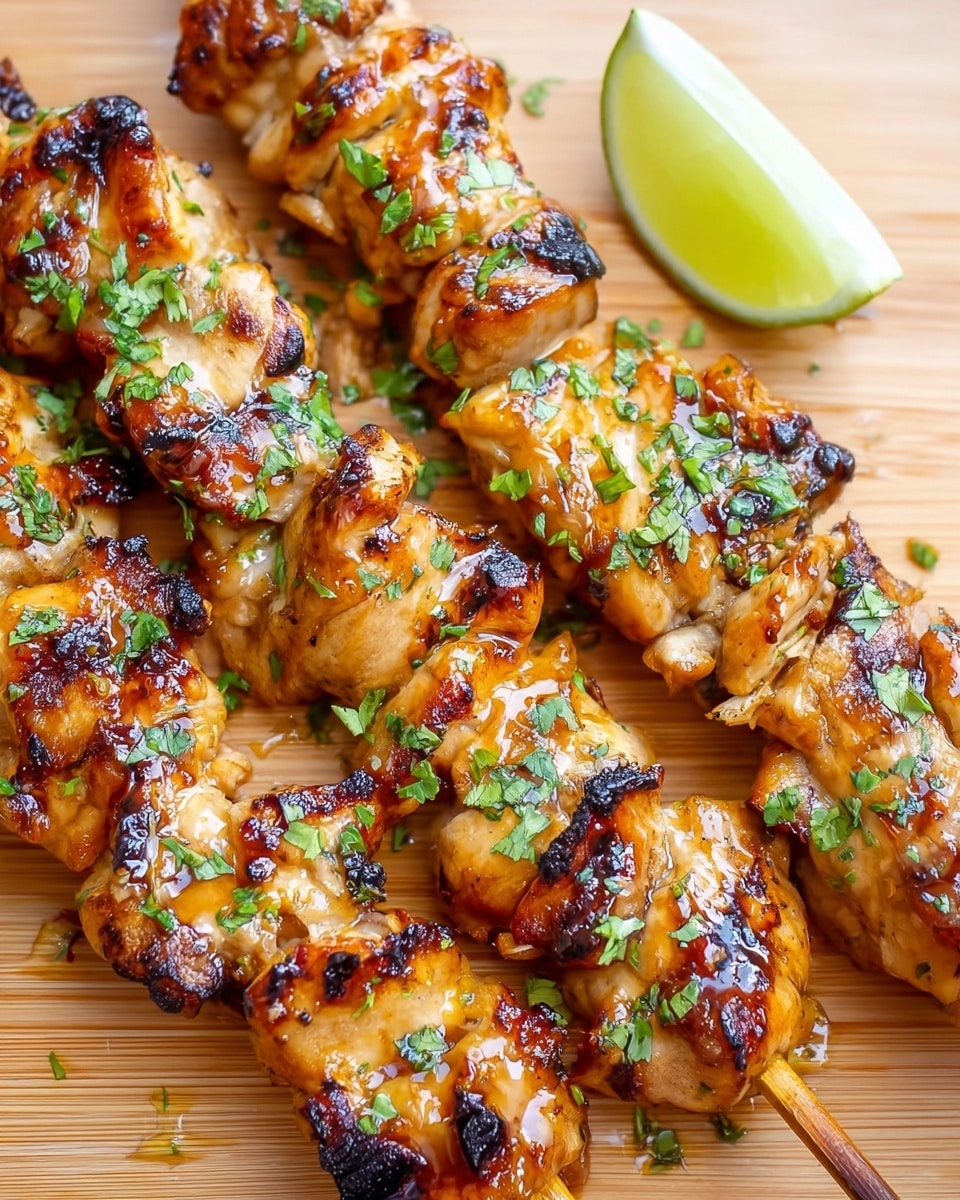 Spicy Honey Lime Chicken Skewers Recipe - Recipe Image