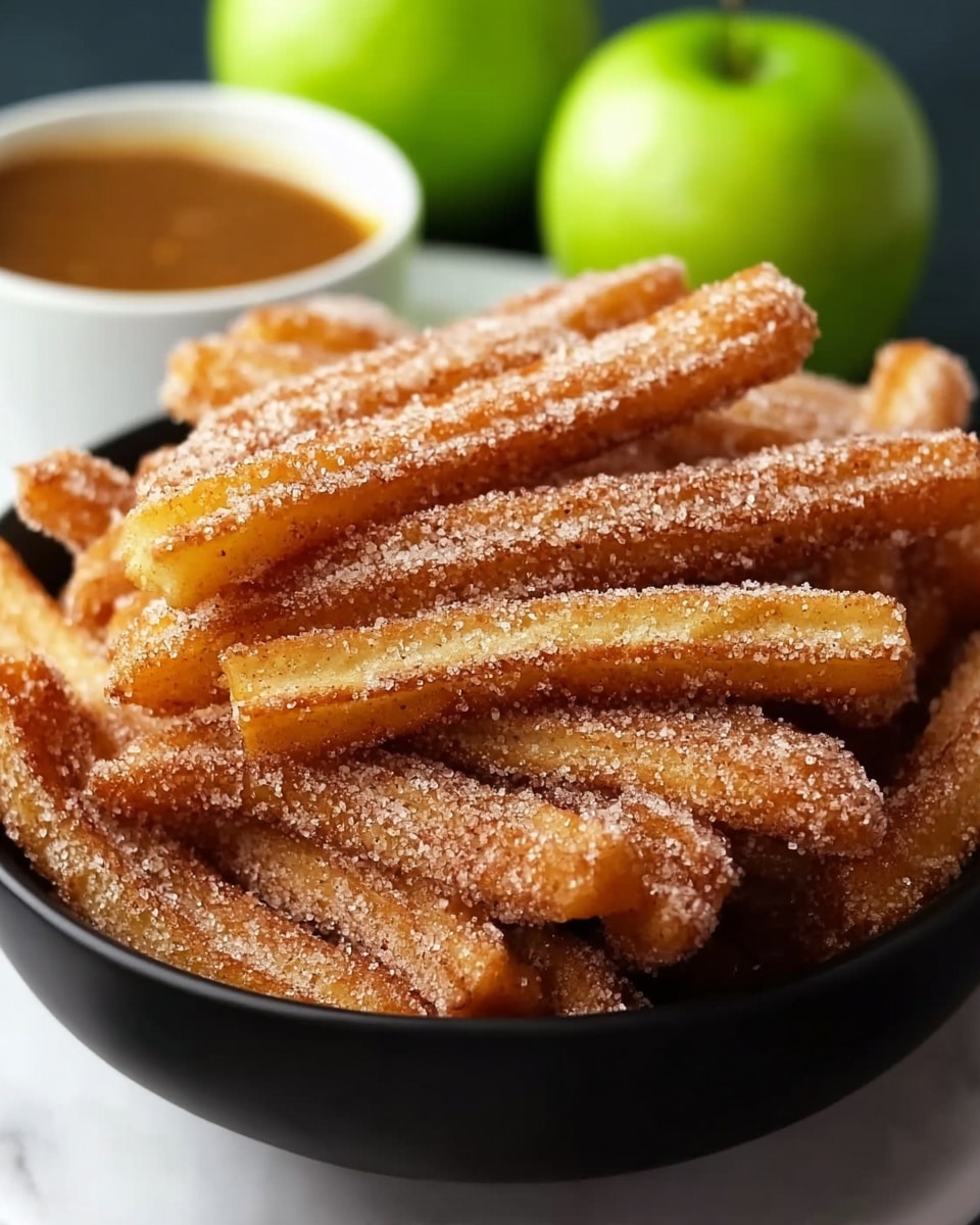 Crispy Air Fryer Apple Fries Recipe - Recipe Image