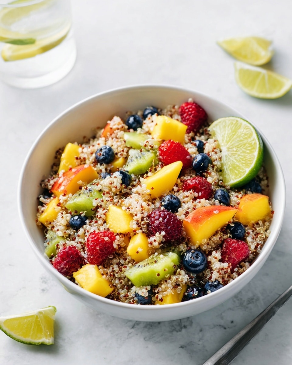 Quinoa Fruit Salad with Citrus Honey Dressing Recipe - Recipe Image