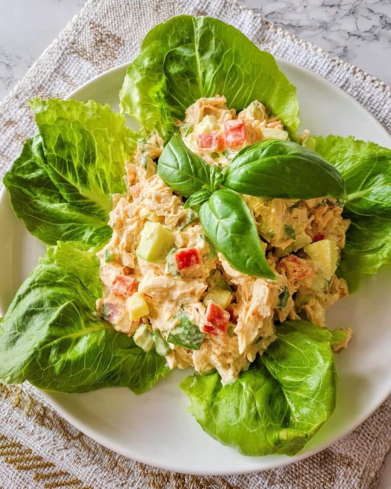 Peach Basil Chicken Salad Recipe