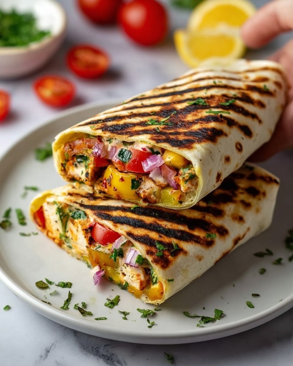 Grilled Veggie Wraps Recipe - Recipe Image