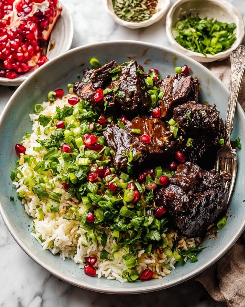 Crockpot Thai Short Ribs with Coconut Rice Recipe