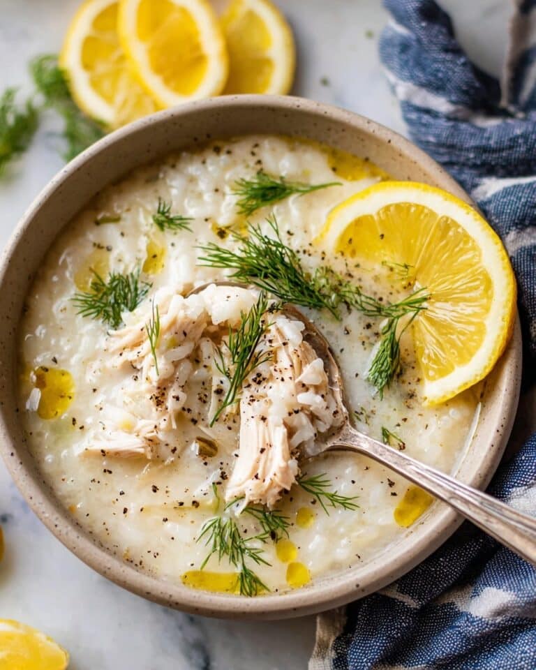 Avgolemono Chicken and Rice Soup Recipe