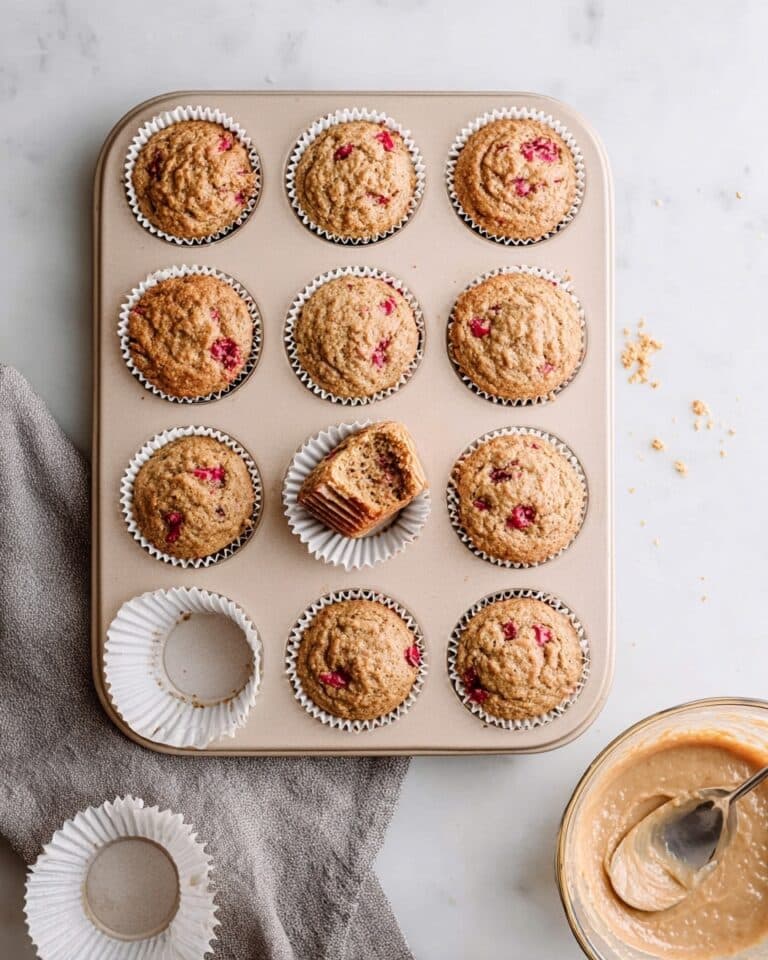 Chickpea Flour Muffins with Strawberries (Gluten-Free) Recipe