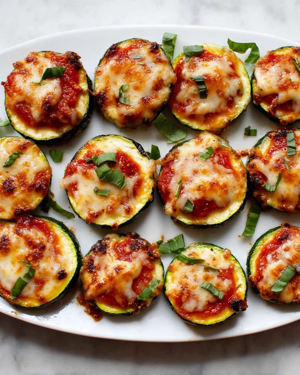 Easy Zucchini Pizza Bites Recipe - Recipe Image