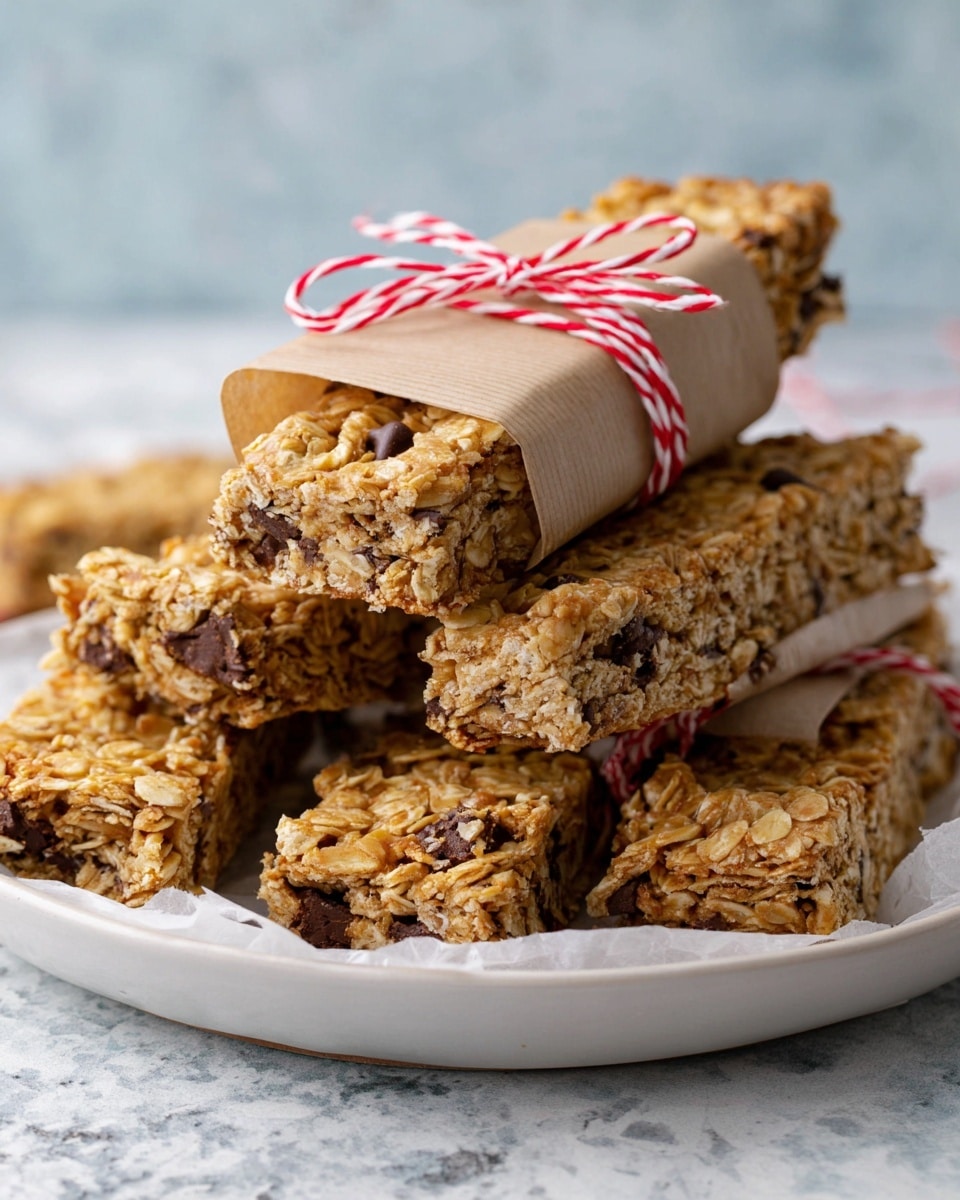 Chocolate Chip Granola Bars Recipe - Recipe Image