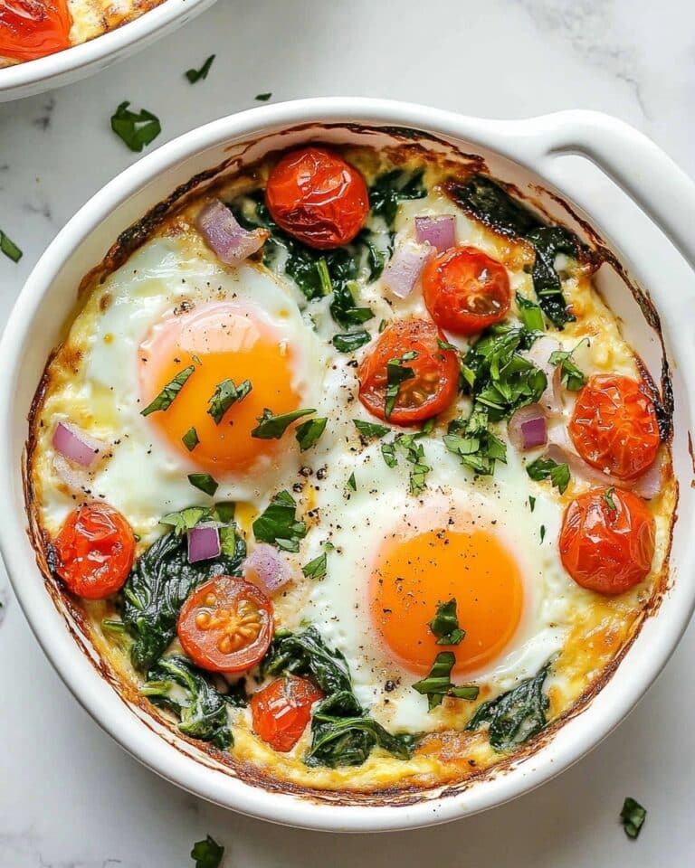 Baked Feta Eggs Recipe