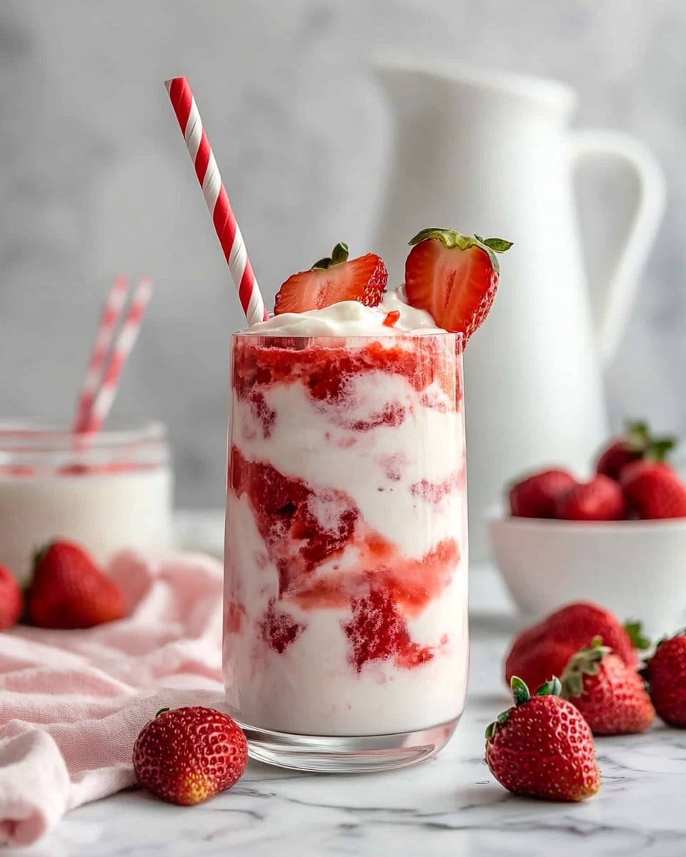 Korean Strawberry Milk Recipe