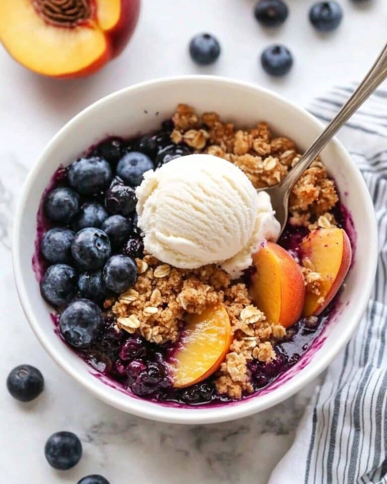 Blueberry Peach Crumble Recipe