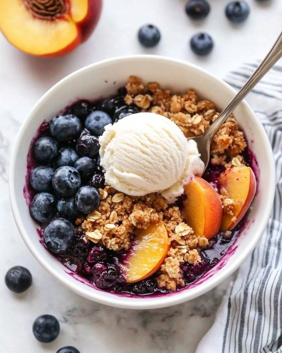 Blueberry Peach Crumble Recipe