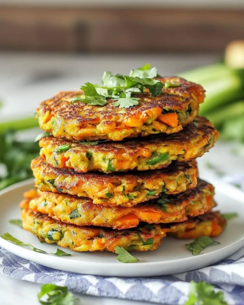 Easy Zucchini Carrot Pancakes Recipe