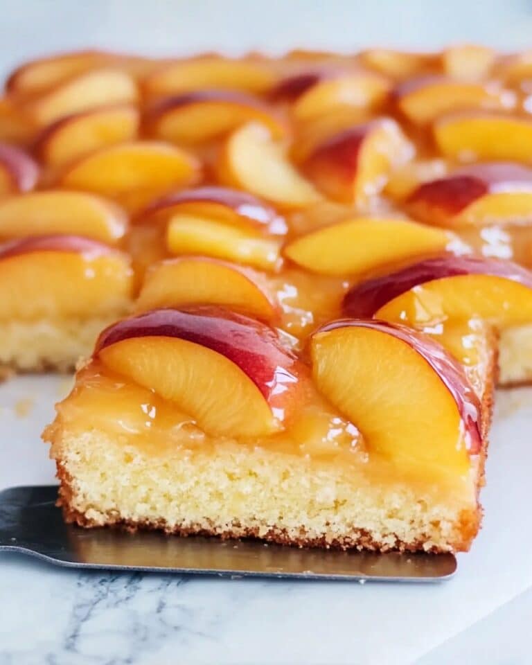 Peach Upside-Down Cake Recipe