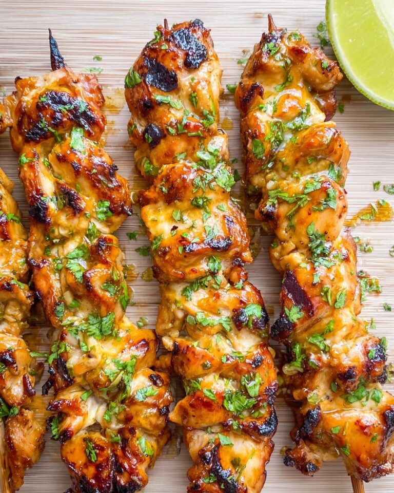 Spicy Honey Lime Chicken Skewers Recipe