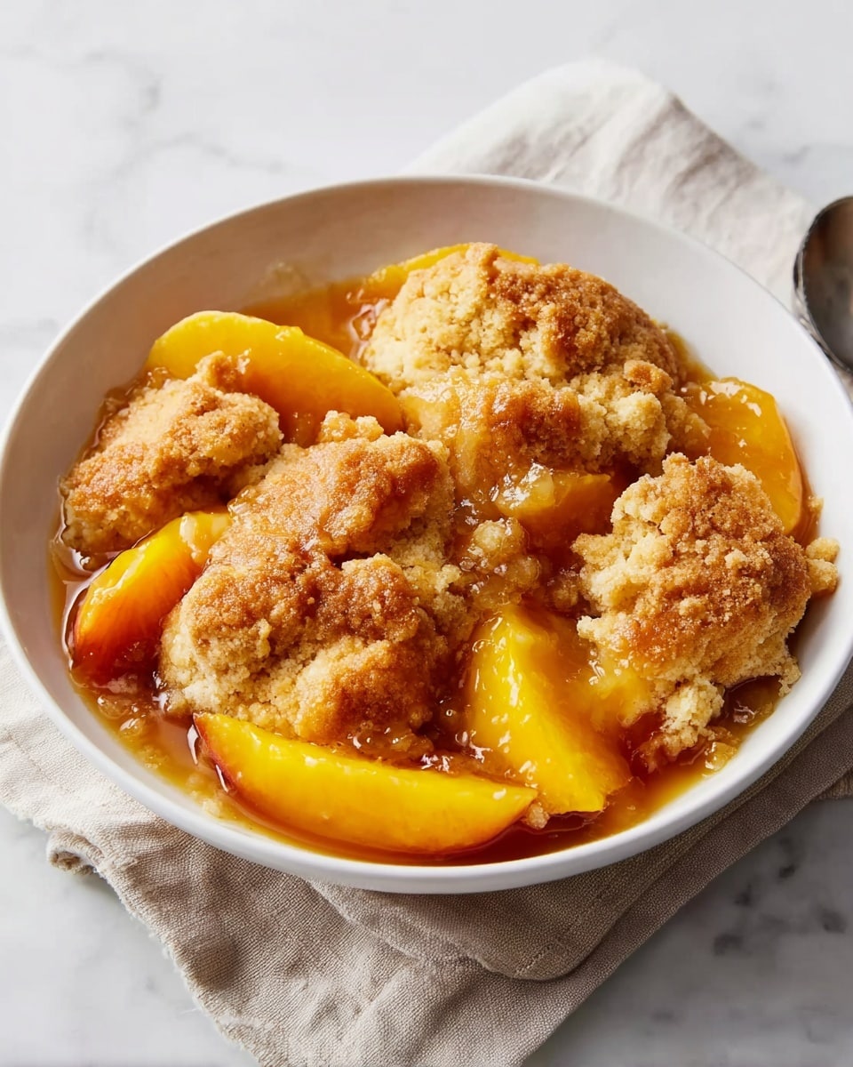 Fresh Southern Peach Cobbler Recipe - Recipe Image
