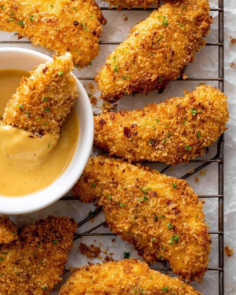 Crispy Oven Baked Chicken Tenders Recipe