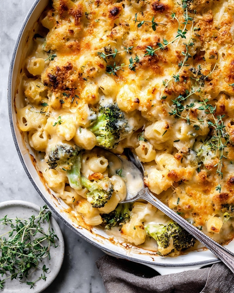 Broccoli Cheddar Chicken and Noodle Casserole Recipe - Recipe Image