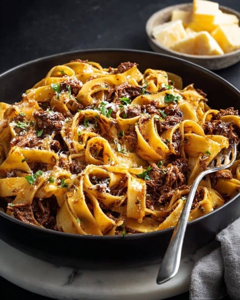 Short Rib Ragu with Tagliatelle and Parmesan Recipe
