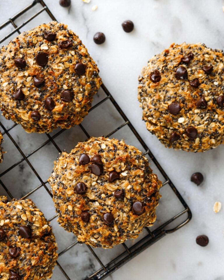 Banana Oatmeal Cookies with Dark Chocolate Chips Recipe
