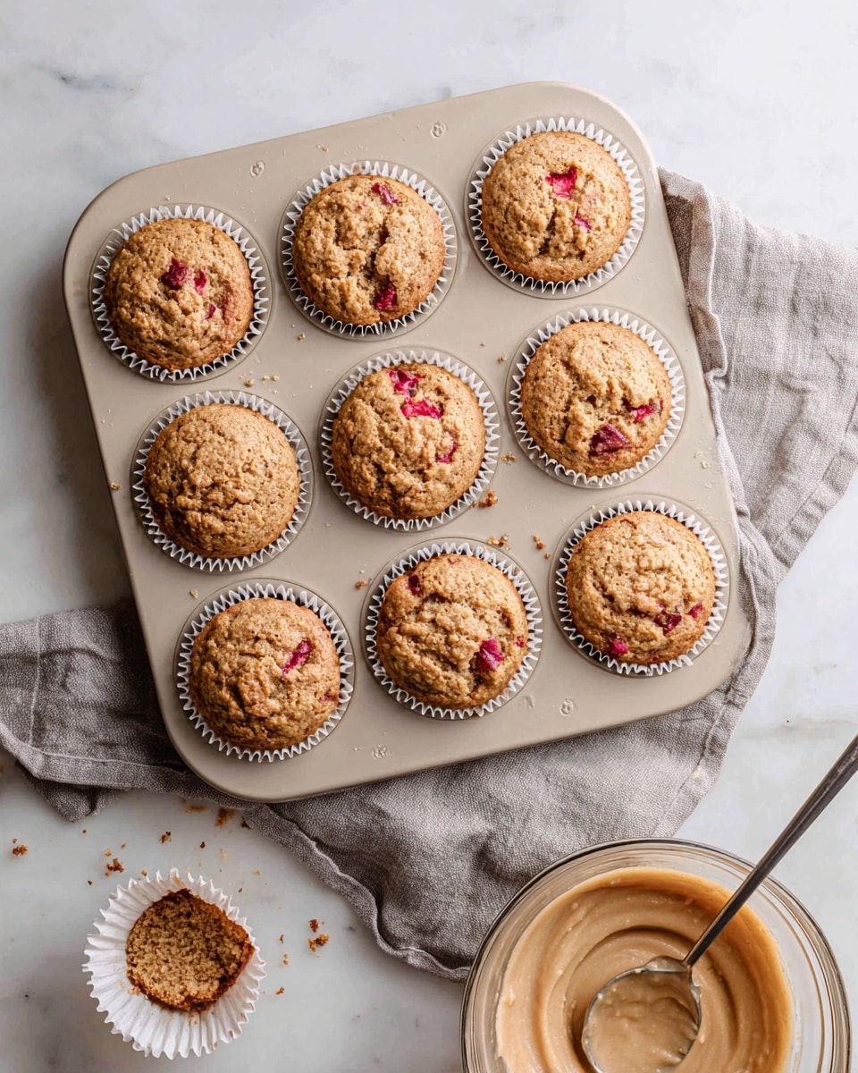 Chickpea Flour Muffins with Strawberries (Gluten-Free) Recipe - Recipe Image