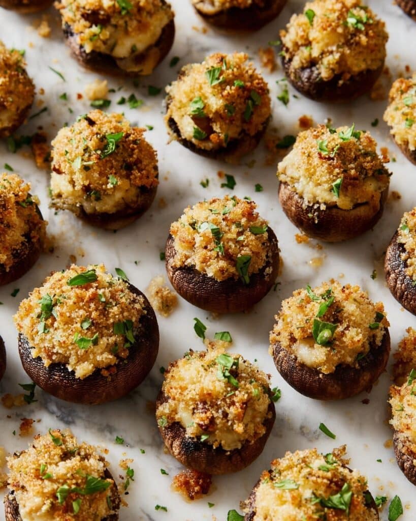 Boursin-Stuffed Mushrooms Recipe