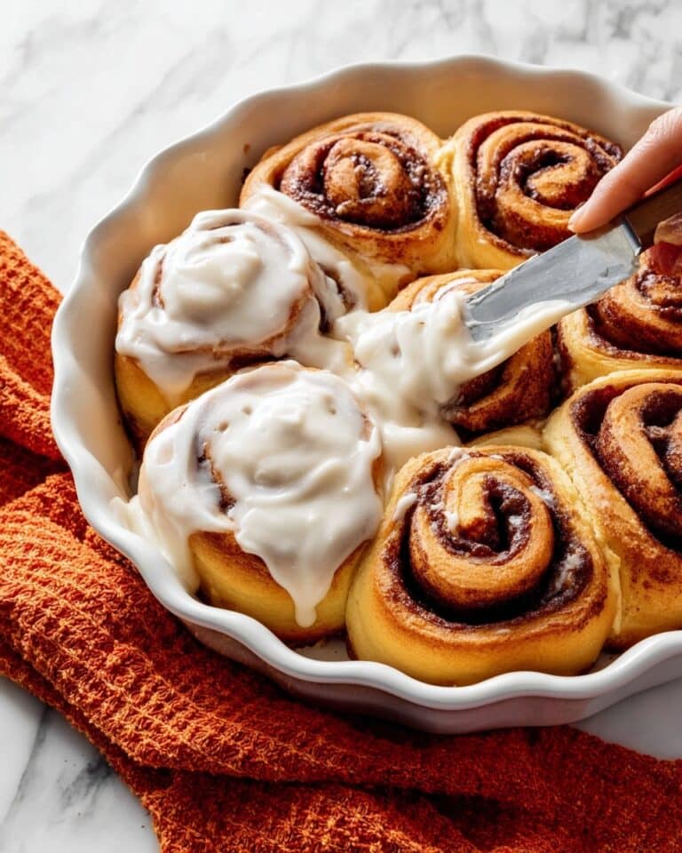 Pumpkin Cinnamon Rolls with Maple Cream Cheese Icing Recipe
