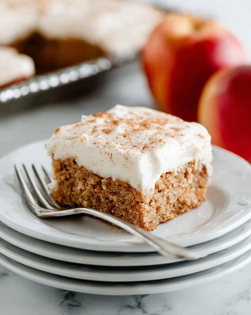 Apple Blondies with Maple Cream Cheese Frosting Recipe