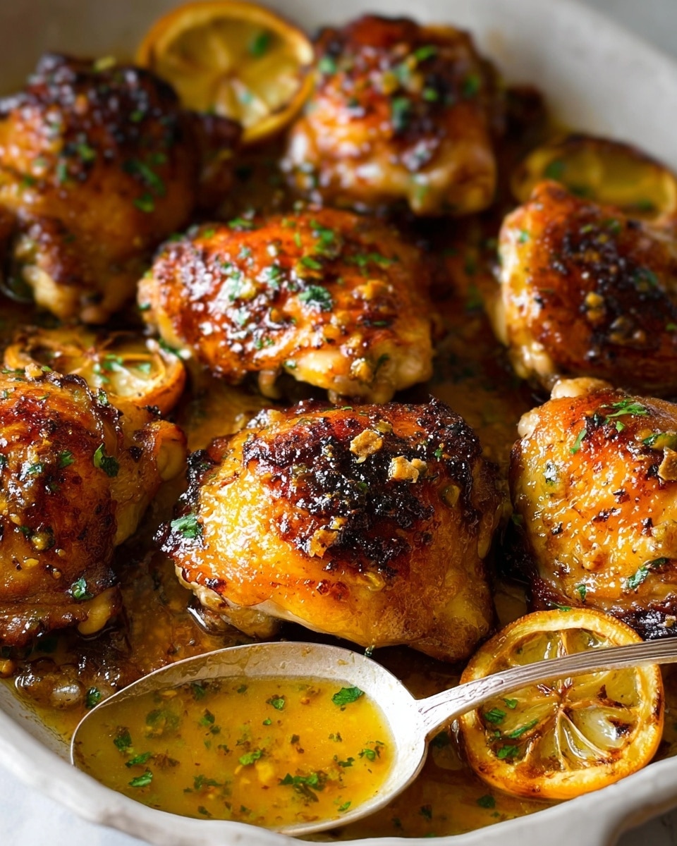 Honey Lemon Pepper Chicken Thighs Recipe - Recipe Image
