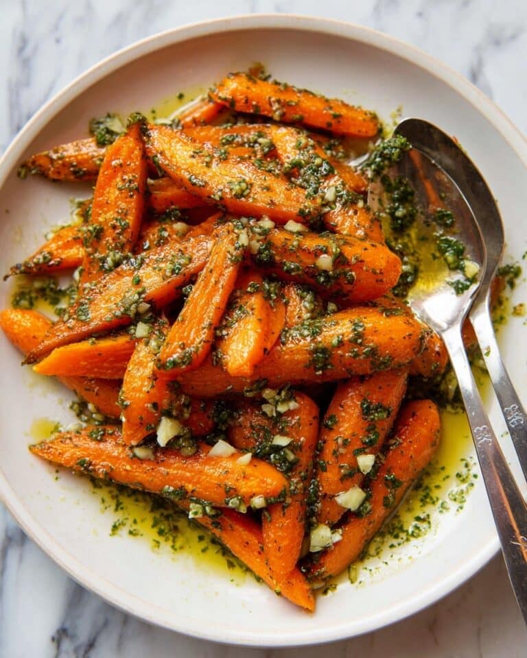 Garlic Butter Roasted Chantenay Carrots Recipe