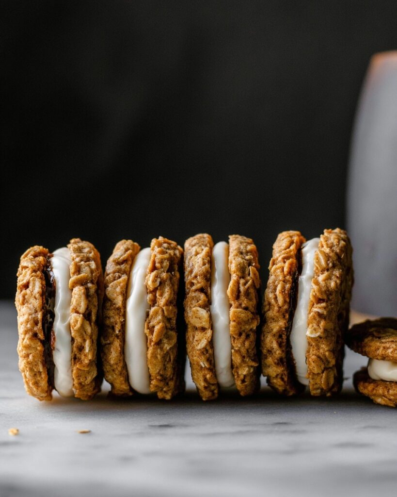 Pumpkin Oatmeal Cream Pies with Brown Butter Maple Frosting Recipe