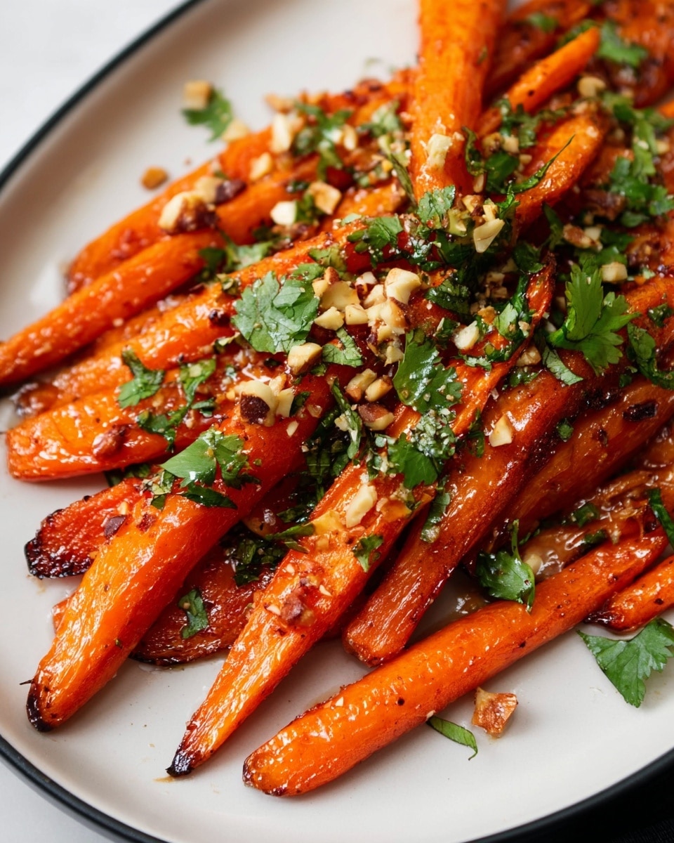 Gochujang Oven Roasted Carrots Recipe - Recipe Image
