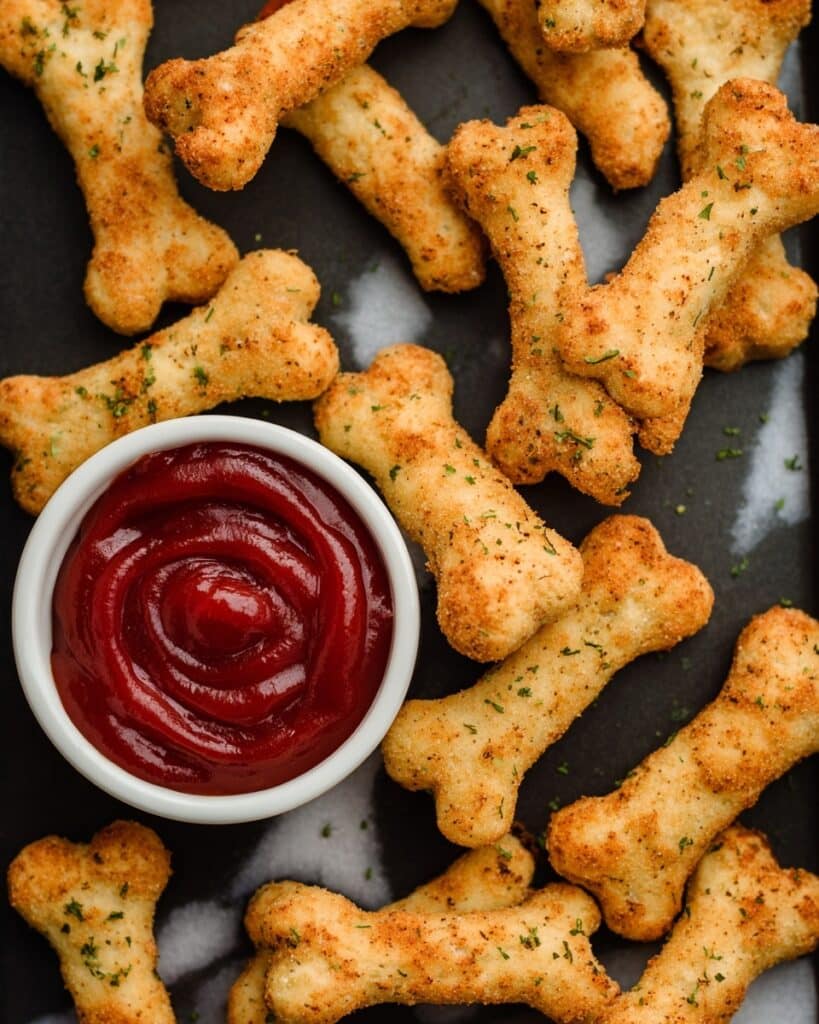 Cheesy Halloween Breadstick Bones Recipe
