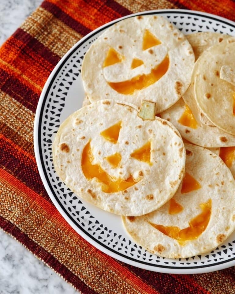 Jack O’ Lantern Quesadillas Recipe