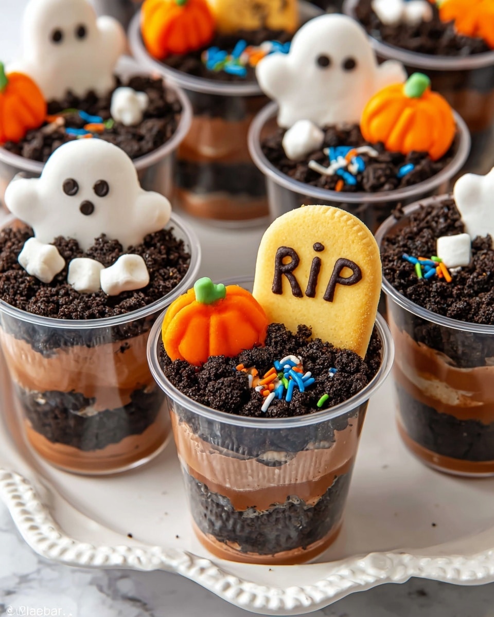 Halloween Dirt Cups Recipe - Recipe Image