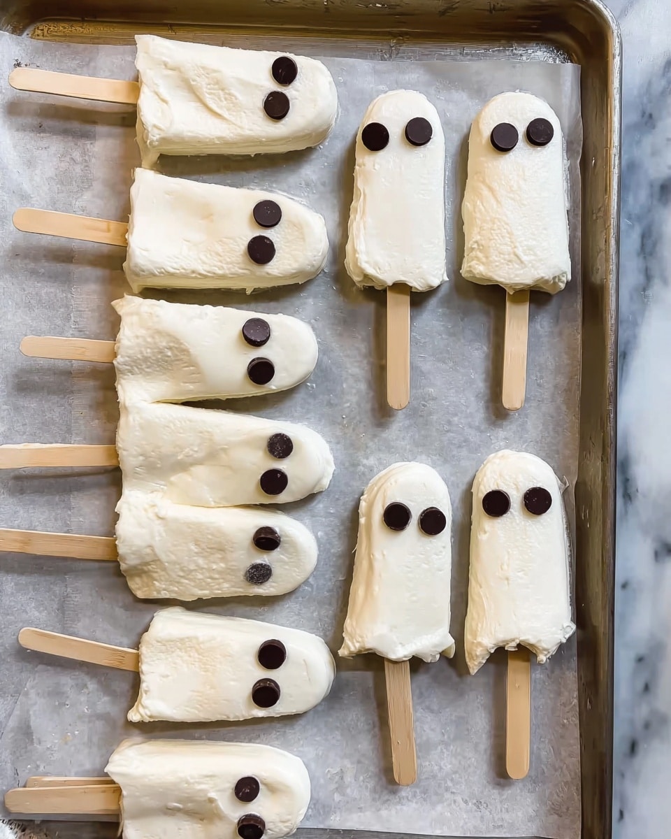Spooky Boo-nana Popsicles Recipe - Recipe Image