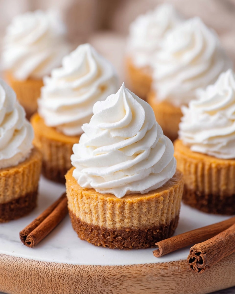 Mini Pumpkin Cheesecakes Recipe - Recipe Image