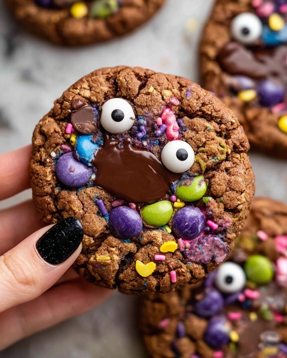 Small Batch Gooey Monster Eye Cookies (Flourless, High Protein) Recipe - Recipe Image