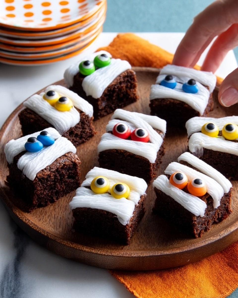 Mummy Brownies Recipe - Recipe Image