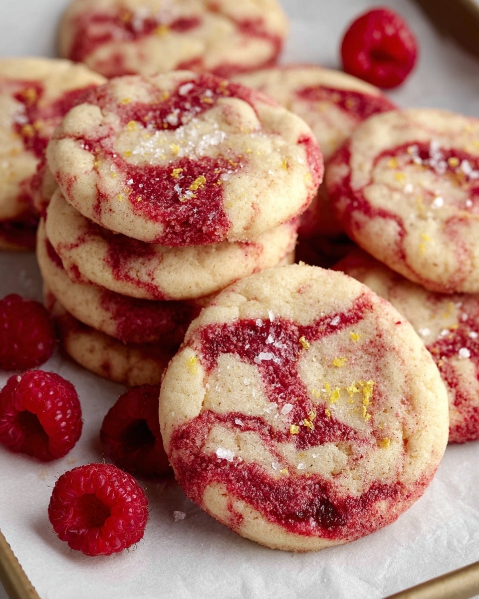 Lemon Raspberry Cookies Recipe - Recipe Image