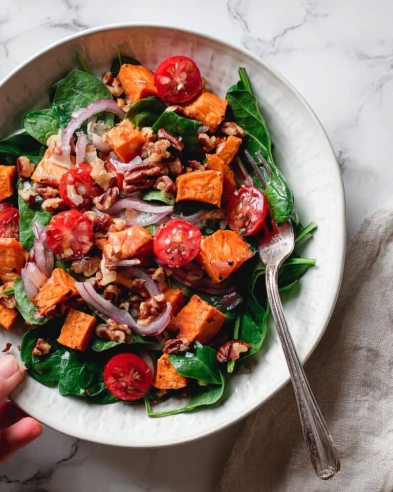 Roasted Sweet Potato Salad with Lemon-Dijon Dressing Recipe