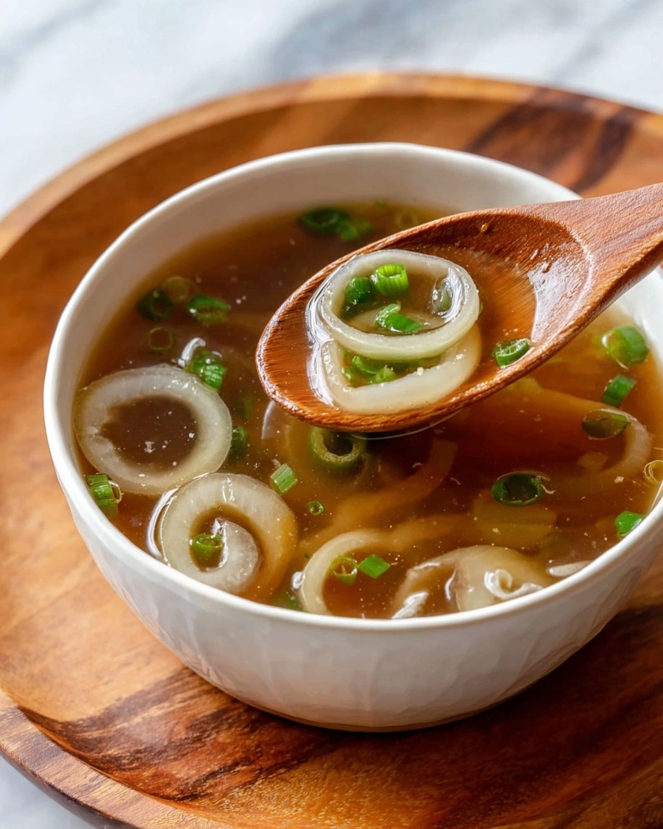 Japanese Onion Soup with Mushrooms and Vegetables Recipe - Recipe Image