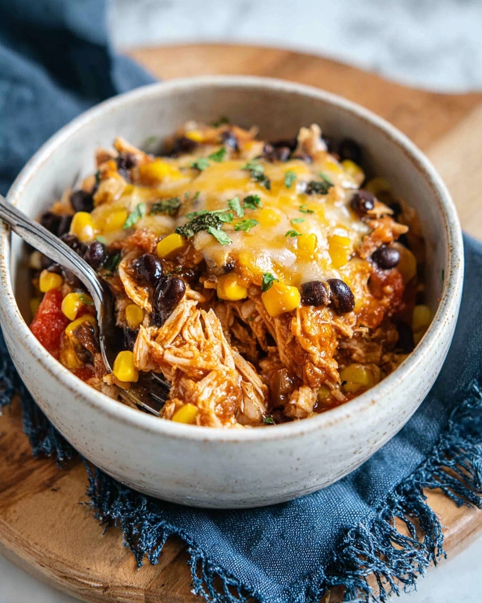 Crockpot Chicken Enchiladas Casserole Recipe - Recipe Image