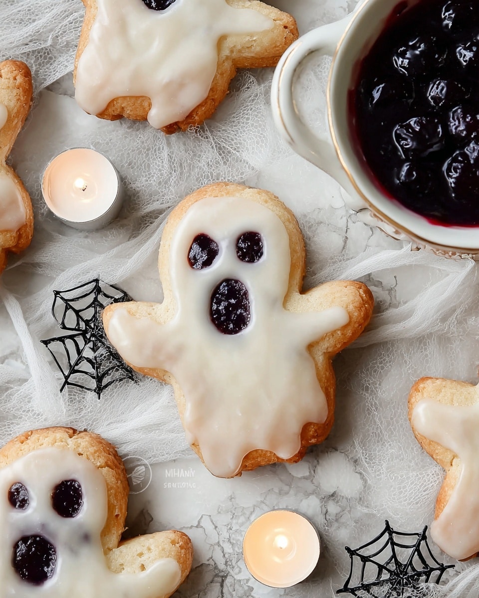 Vegan Blueberry Ghost Hand Pies Recipe - Recipe Image
