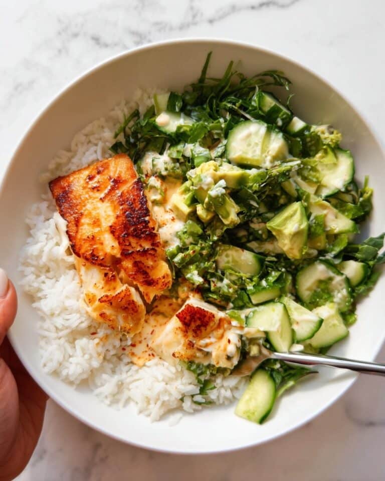 Bang Bang Salmon with Avocado Cucumber Salsa Recipe
