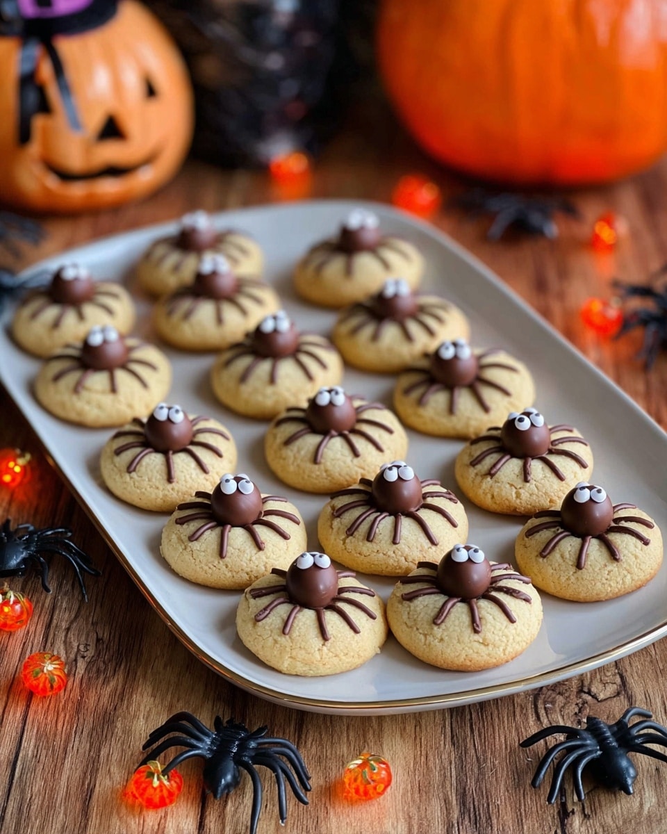 Halloween Spider Cookies Recipe - Recipe Image