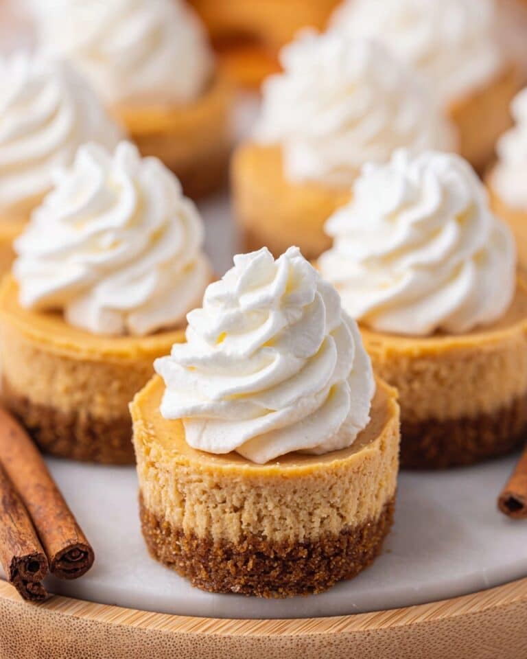 Mini Pumpkin Cheesecakes Recipe