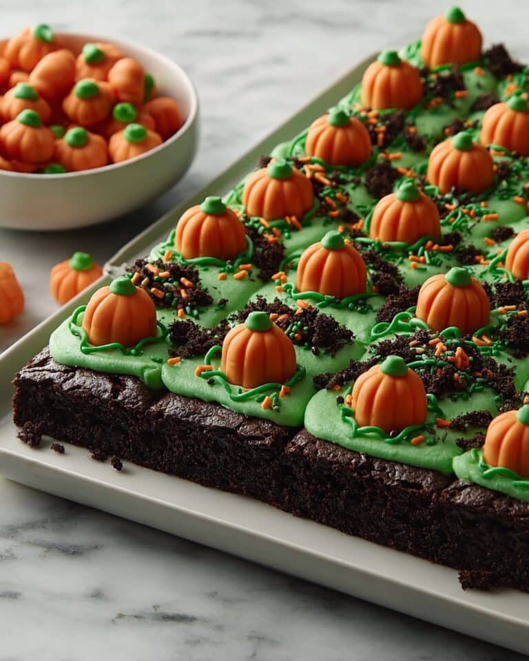 Pumpkin Patch Brownies Recipe